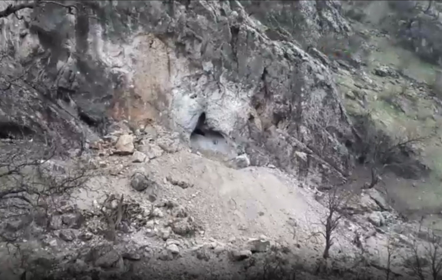 Screengrab from footage of Siyare Prison on Mount Gara, published by PKK-affiliated media on February 21, 2021